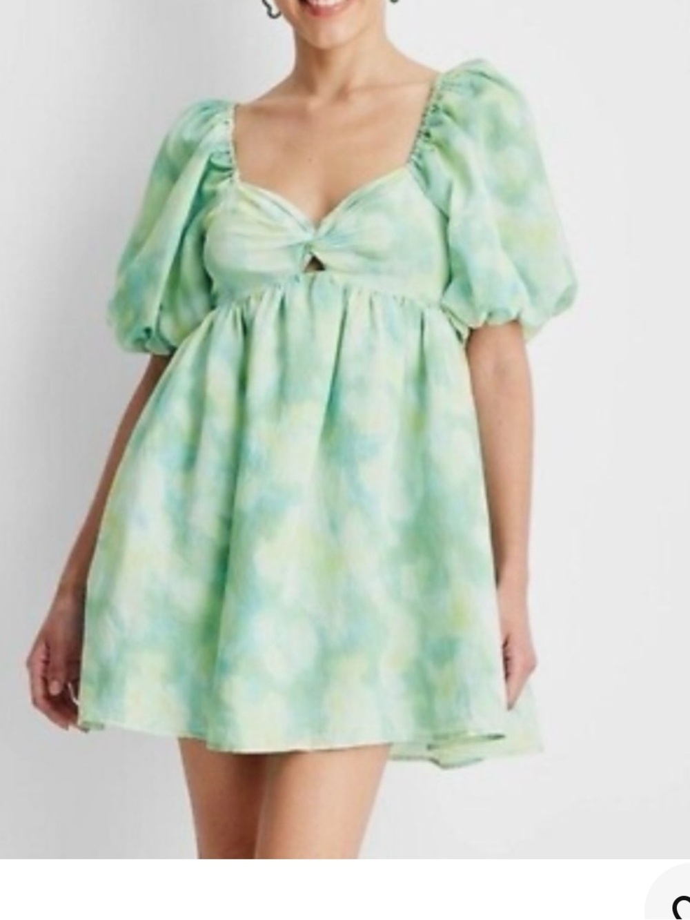 Future Collective puff sleeve mini dress by Gabriella Karefa-Johnson